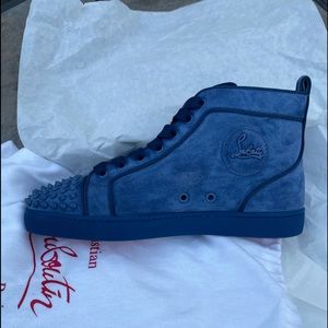 Lou spikes orlato flat veau velours /gg size 8.5